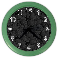 Hypnotic Black And White Color Wall Clock by retrotoomoderndesigns