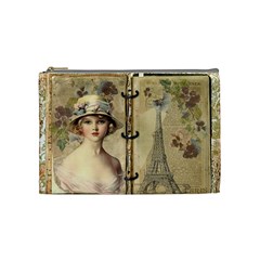 Vintage Design - Paris Cosmetic Bag (Medium)