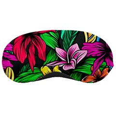 Neon Hibiscus Sleeping Masks