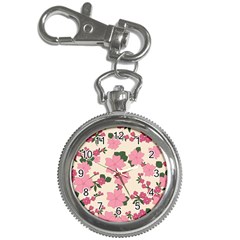 Floral Vintage Flowers Wallpaper Key Chain Watches by Mariart