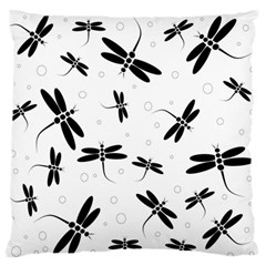 Dragonflies Pattern Standard Flano Cushion Case (two Sides)