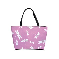 Dragonflies Pattern Classic Shoulder Handbag by Valentinaart