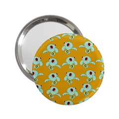 Squidward In Repose Pattern 2 25  Handbag Mirrors by Valentinaart