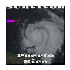 Survivor Of Hurricane Maria Puerto Rico Face Towel by StarvingArtisan