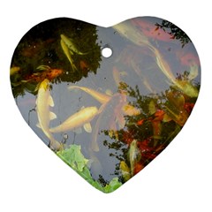 Koi Fish Pond Ornament (heart) by StarvingArtisan