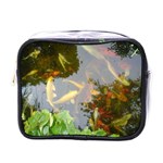 Koi Fish Pond Mini Toiletries Bag (One Side) Front