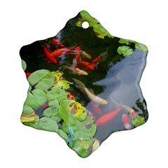 Koi Fish Pond Ornament (snowflake) by StarvingArtisan