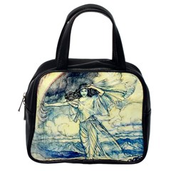 Vintage - To See The Sea Classic Handbag (one Side) by WensdaiAmbrose