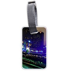 Columbus Commons Luggage Tags (one Side)  by Riverwoman