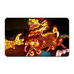 Dragon Lights Magnet (rectangular) by Riverwoman