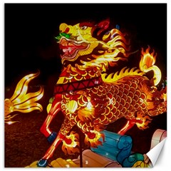 Dragon Lights Canvas 12  X 12 