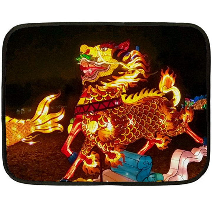 Dragon Lights Double Sided Fleece Blanket (Mini) 