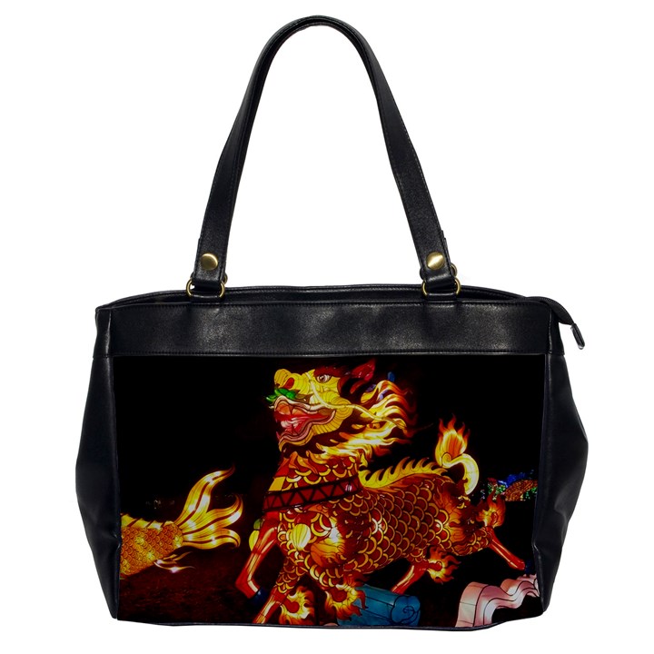 Dragon Lights Oversize Office Handbag