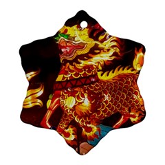 Dragon Lights Ornament (snowflake)