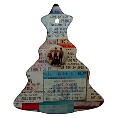 Concert Memorabilia  Christmas Tree Ornament (two Sides) by StarvingArtisan