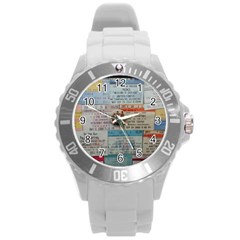 Concert Memorabilia  Round Plastic Sport Watch (L)