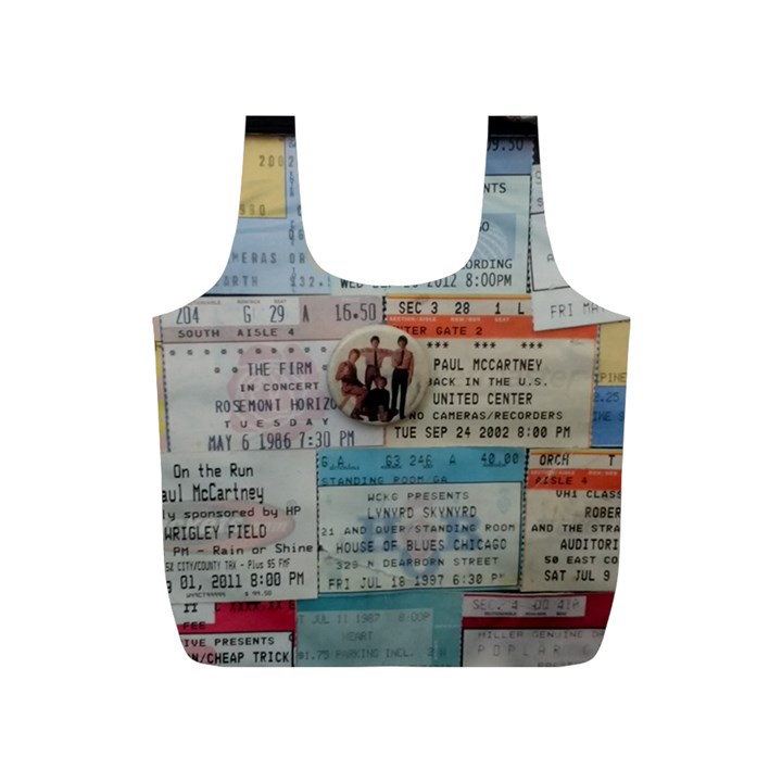 Concert Memorabilia  Full Print Recycle Bag (S)