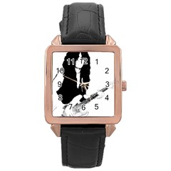 J E L  Rose Gold Leather Watch  by StarvingArtisan