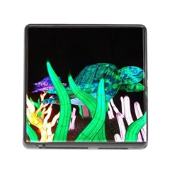 Dragon Lights Turtle Memory Card Reader (square 5 Slot) by Riverwoman