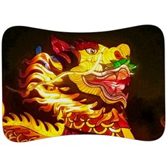 Dragon Lights Ki Rin Velour Seat Head Rest Cushion by Riverwoman