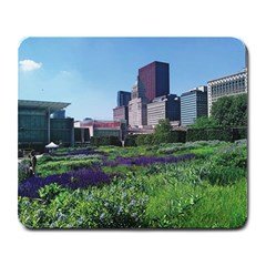 Lurie Garden Salvia River Large Mousepads by Riverwoman