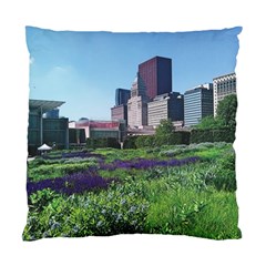 Lurie Garden Salvia River Standard Cushion Case (one Side) by Riverwoman