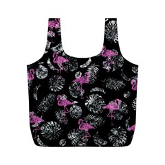 Flamingo Pattern Full Print Recycle Bag (m)