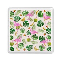 Flamingo Pattern Memory Card Reader (square) by Valentinaart