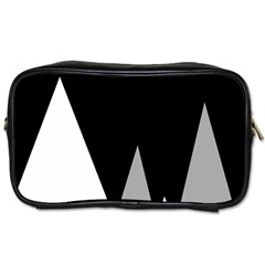 Geometric Landscape Toiletries Bag (two Sides) by Valentinaart