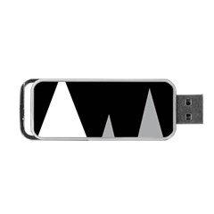 Geometric Landscape Portable Usb Flash (two Sides) by Valentinaart