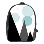 Geometric landscape School Bag (XL) Front