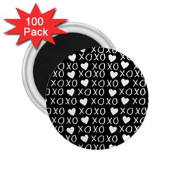 Xo Valentines Day Pattern 2 25  Magnets (100 Pack)  by Valentinaart