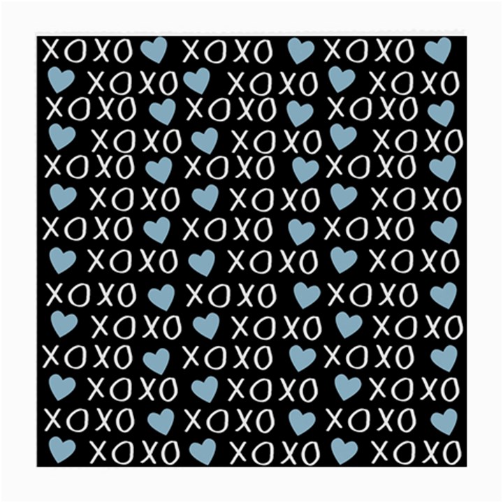 XO Valentines day pattern Medium Glasses Cloth