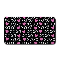 Xo Valentines Day Pattern Medium Bar Mats by Valentinaart