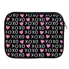 Xo Valentines Day Pattern Apple Ipad 2/3/4 Zipper Cases by Valentinaart