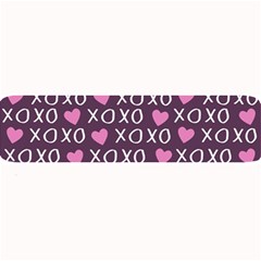Xo Valentines Day Pattern Large Bar Mats by Valentinaart