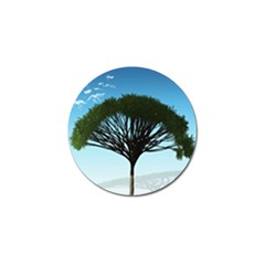 Tree And Blue Sky Golf Ball Marker (10 Pack) by LoolyElzayat