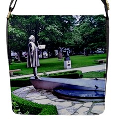 Shakespeare Garden Stratford Flap Closure Messenger Bag (s) by Riverwoman