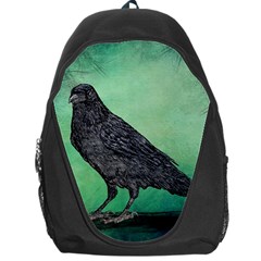 Raven - In Green - Backpack Bag by WensdaiAmbrose