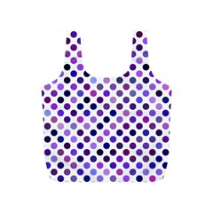 Shades Of Purple Polka Dots Full Print Recycle Bag (s) by retrotoomoderndesigns