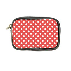 Red White Polka Dots Coin Purse by retrotoomoderndesigns