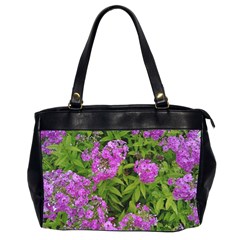 Stratford Garden Phlox Oversize Office Handbag (2 Sides) by Riverwoman