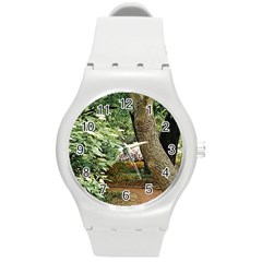 Garden Of The Phoenix Round Plastic Sport Watch (m)