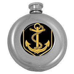 French Maritime Gendarmerie Insignia Round Hip Flask (5 Oz) by abbeyz71