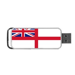 White Ensign Of Royal Navy Portable Usb Flash (one Side) by abbeyz71