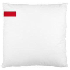 White Ensign Of Royal Navy, 1630-1707 Standard Flano Cushion Case (two Sides) by abbeyz71