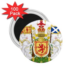 Royal Coat Of Arms Of Kingdom Of Scotland, 1603-1707 2 25  Magnets (100 Pack)  by abbeyz71