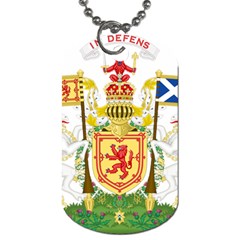 Royal Coat Of Arms Of Kingdom Of Scotland, 1603-1707 Dog Tag (two Sides) by abbeyz71