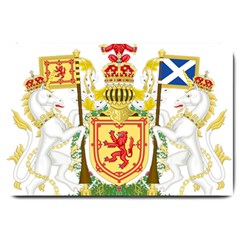 Royal Coat Of Arms Of Kingdom Of Scotland, 1603-1707 Large Doormat  by abbeyz71