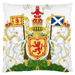 Royal Coat Of Arms Of Kingdom Of Scotland, 1603-1707 Large Cushion Case (two Sides) by abbeyz71